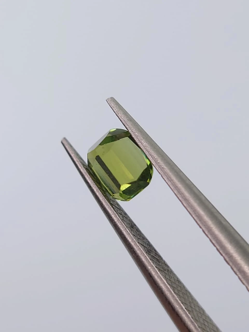 0.43ct Natural Green Tourmaline Cushion Cut Loose Gemstone from Afghanistan — view 2